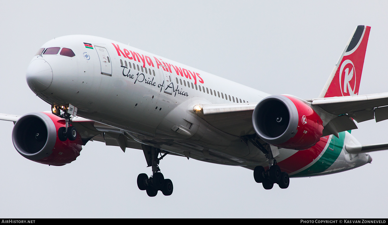 Aircraft Photo of 5Y-KZF | Boeing 787-8 Dreamliner | Kenya Airways | AirHistory.net #417940