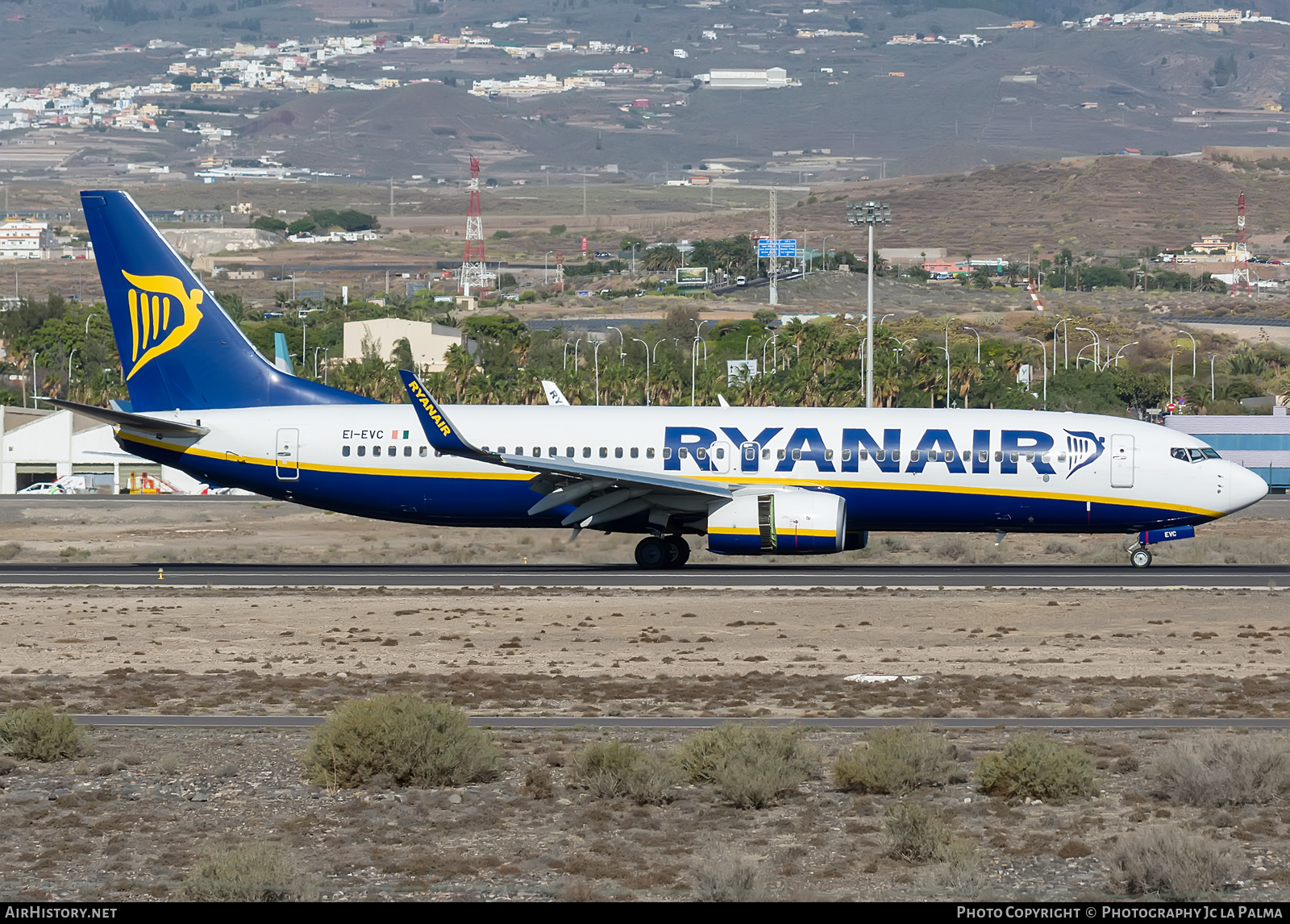 Aircraft Photo of EI-EVC | Boeing 737-8AS | Ryanair | AirHistory.net #417942