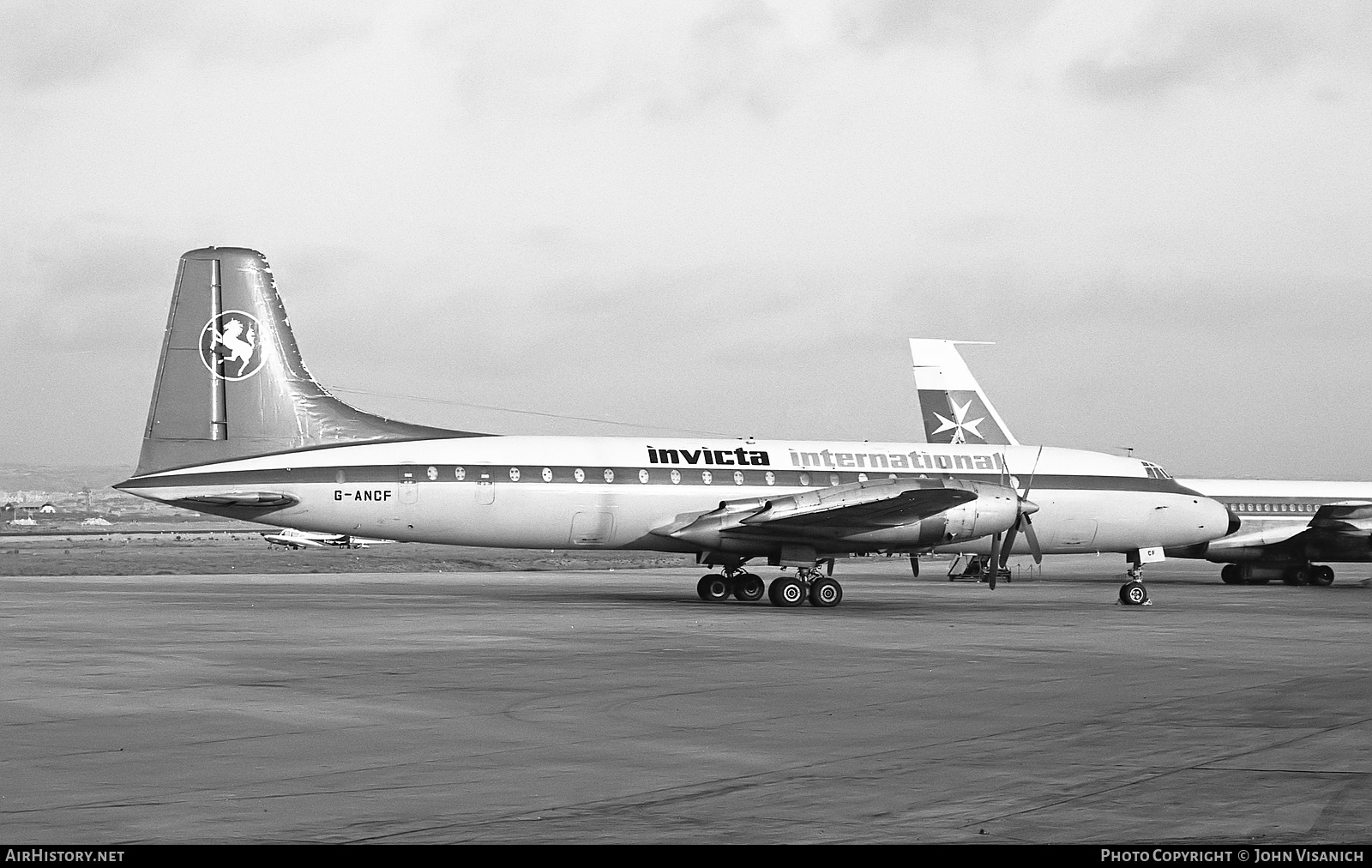 Aircraft Photo of G-ANCF | Bristol 175 Britannia 308F | Invicta International Airlines | AirHistory.net #417979