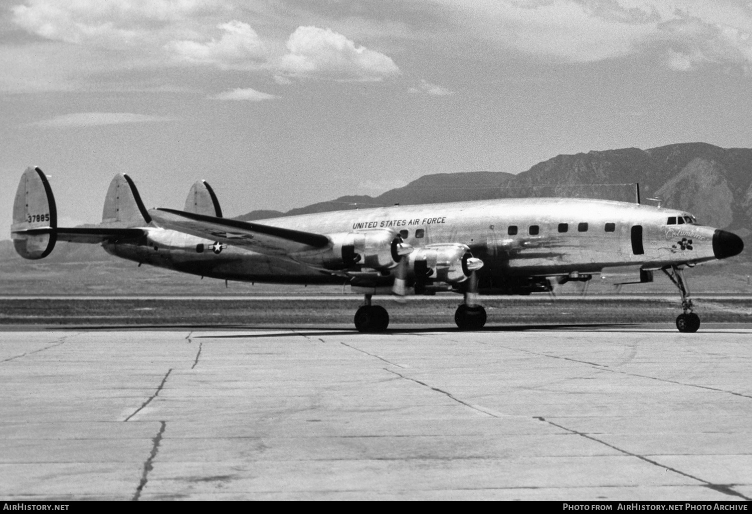 Aircraft Photo of 53-7885 | Lockheed VC-121E Super Constellation | USA - Air Force | AirHistory.net #417991