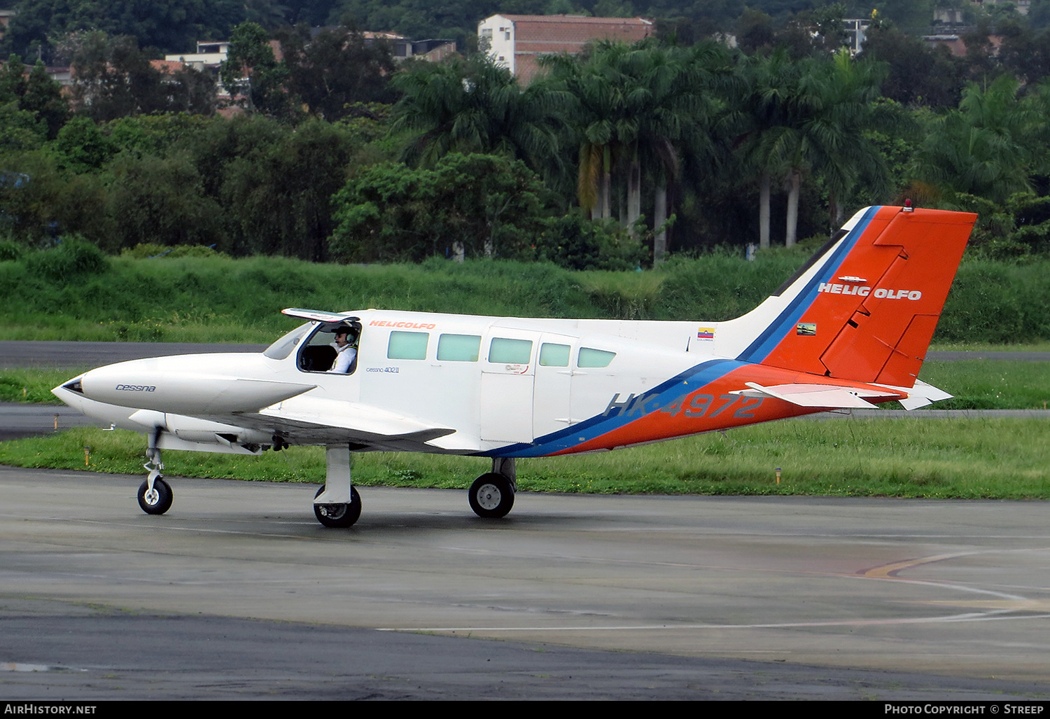 Aircraft Photo of HK-4972 | Cessna 402B | Heligolfo | AirHistory.net #418012