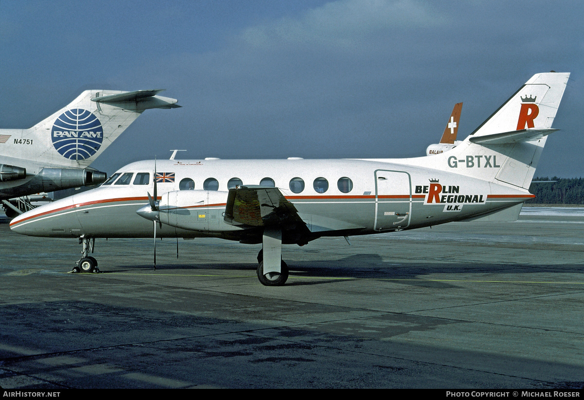 Aircraft Photo of G-BTXL | British Aerospace BAe-3100 Jetstream 31 | Berlin Regional U.K. | AirHistory.net #418090