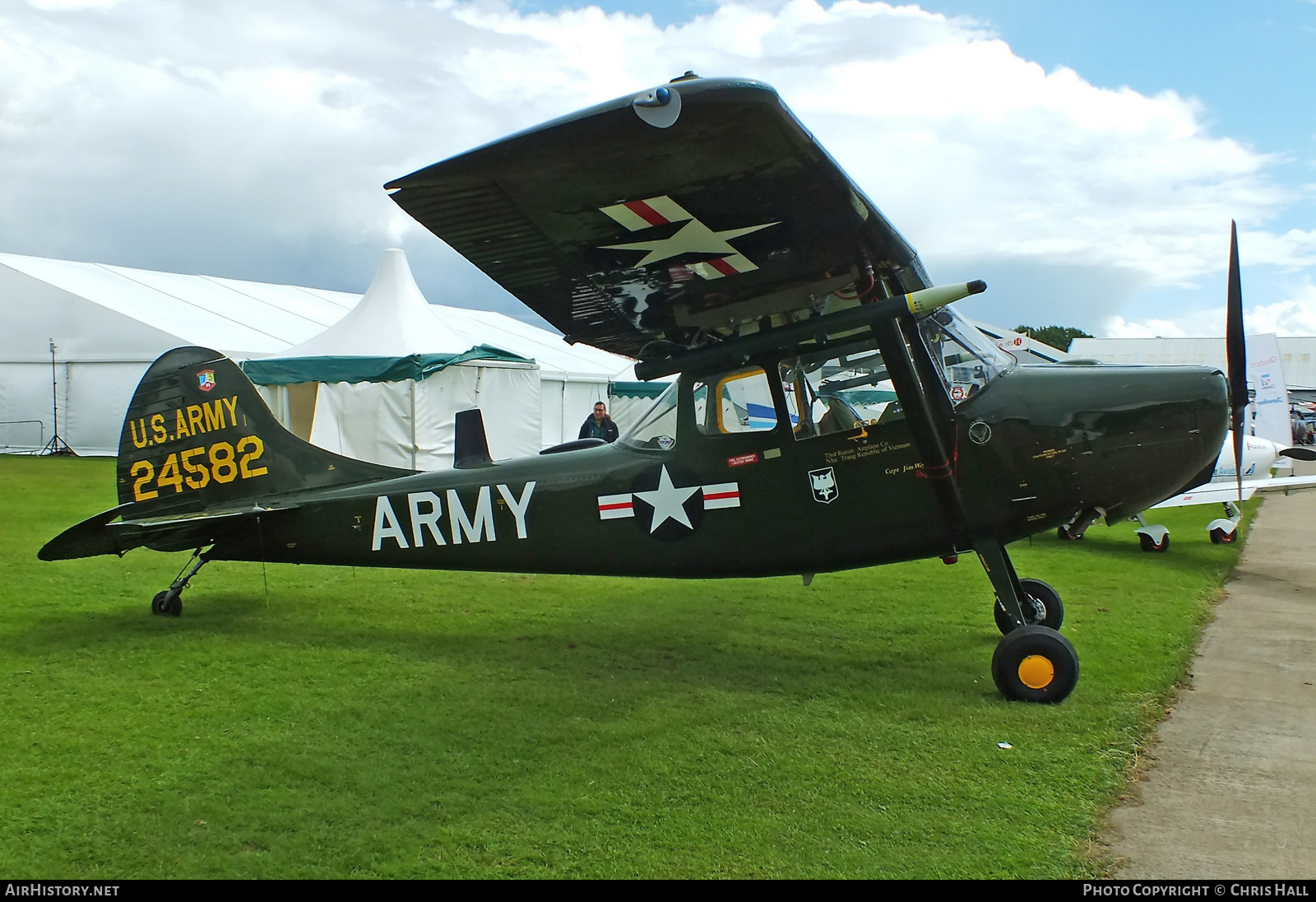 Aircraft Photo of G-VDOG / 24582 | Cessna O-1E Bird Dog | USA - Army | AirHistory.net #418099
