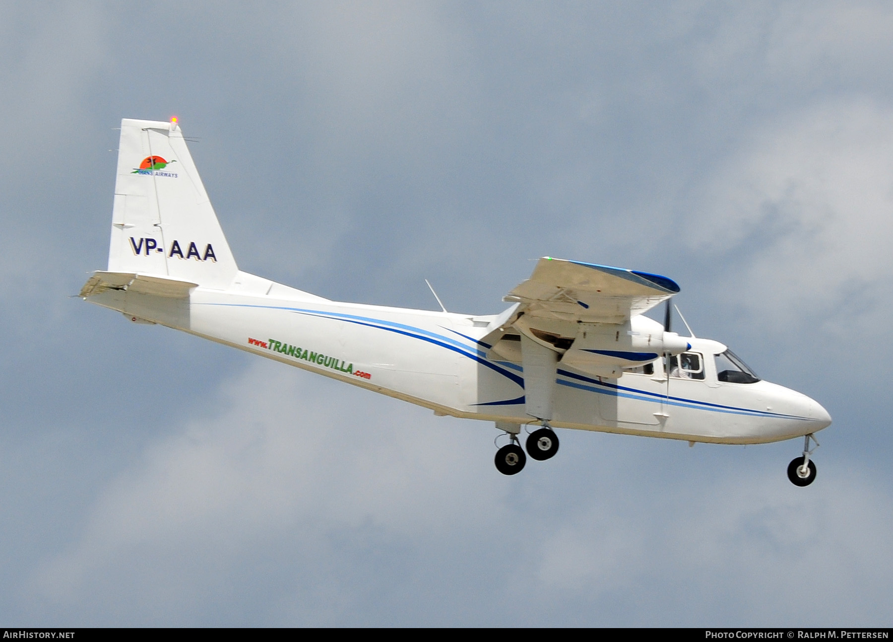 Aircraft Photo of VP-AAA | Britten-Norman BN-2A-8 Islander | Trans Anguilla Airways | AirHistory.net #418162