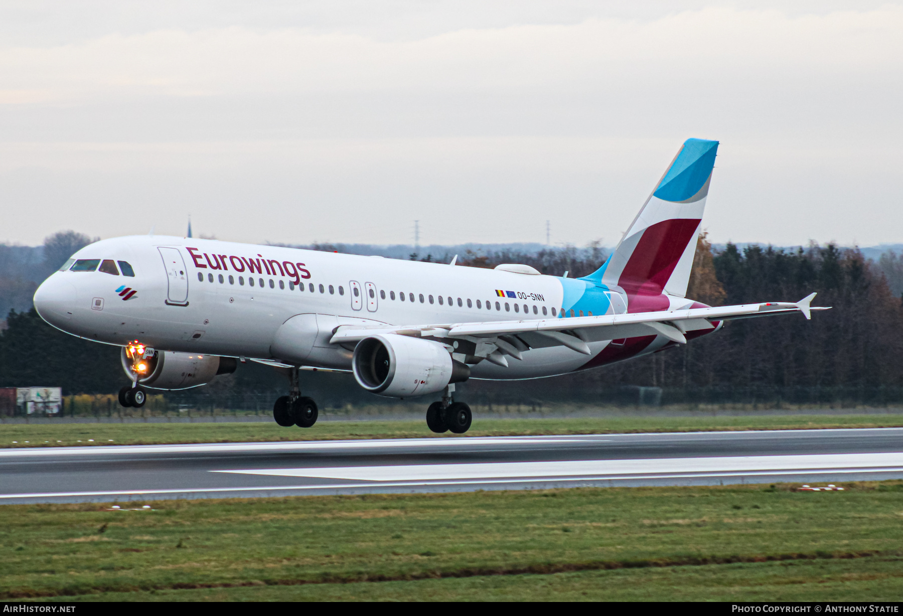 Aircraft Photo of OO-SNN | Airbus A320-214 | Eurowings | AirHistory.net #418223