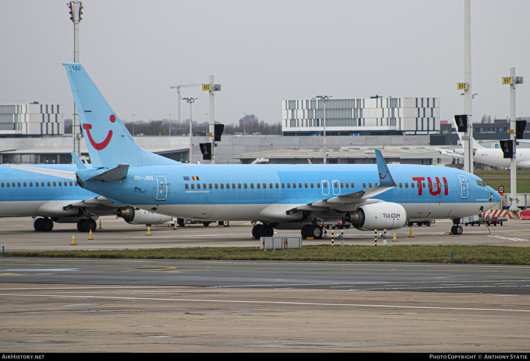 Aircraft Photo of OO-JBG | Boeing 737-8K5 | TUI | AirHistory.net #418231