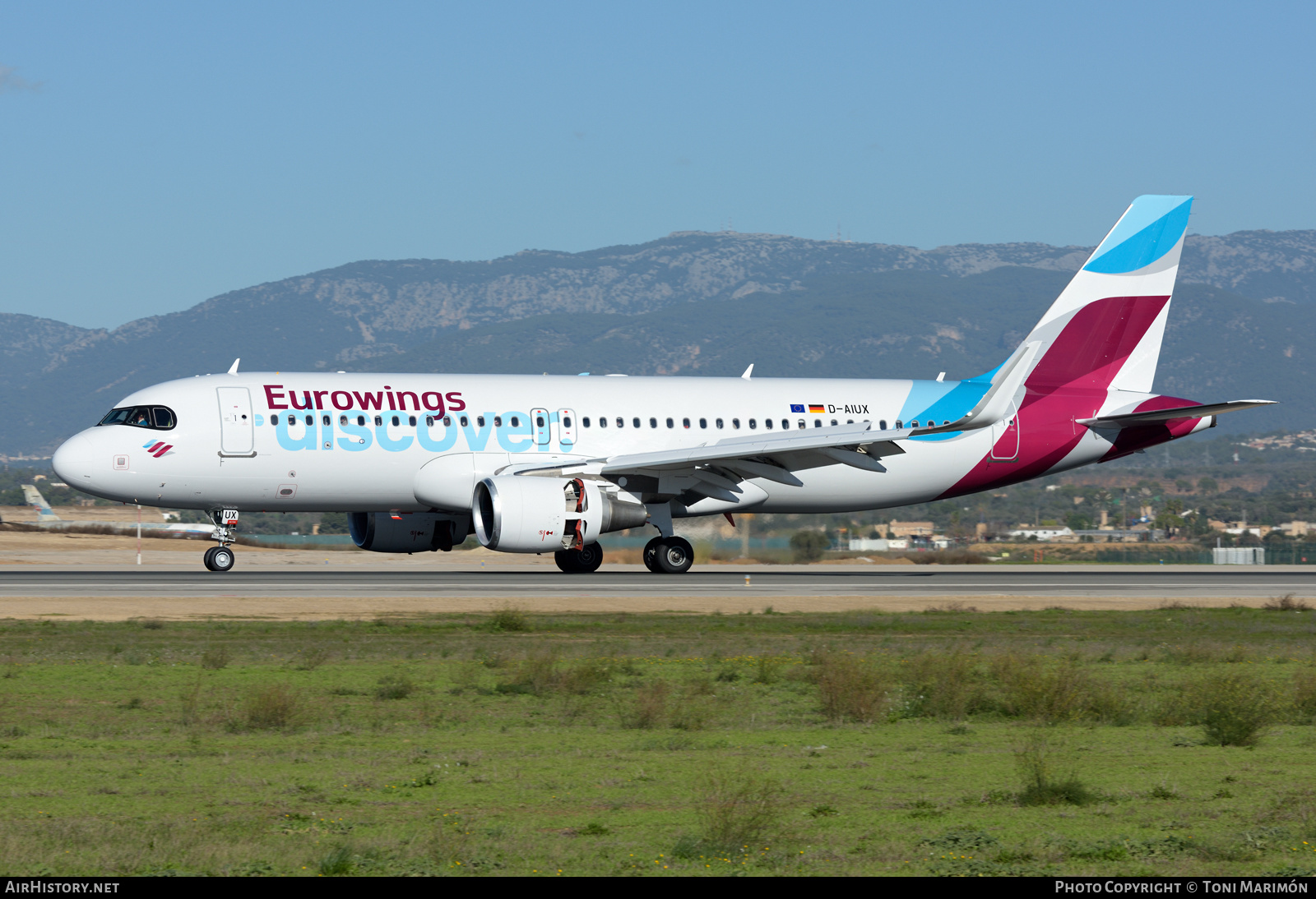 Aircraft Photo of D-AIUX | Airbus A320-214 | Eurowings Discover | AirHistory.net #418266