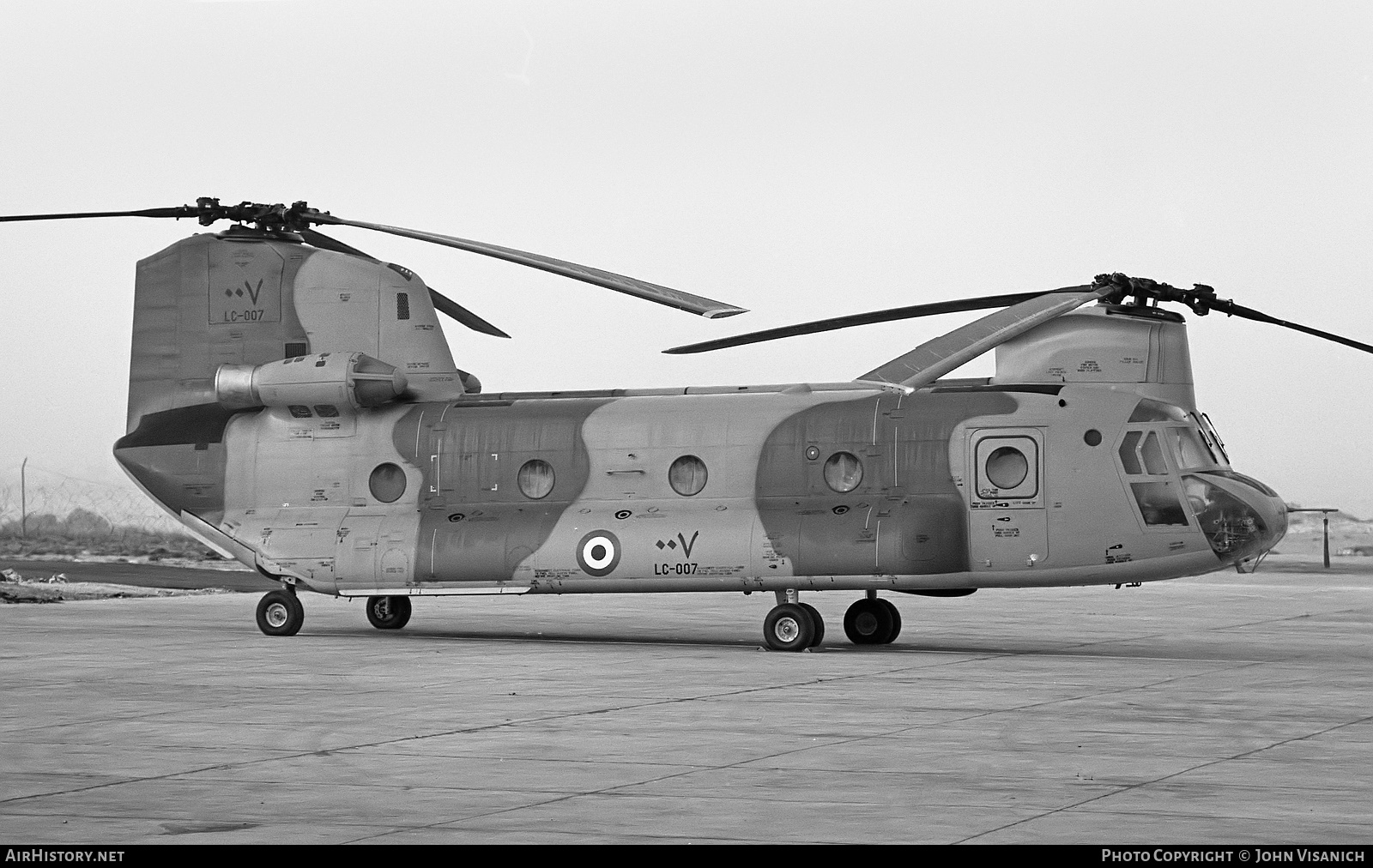 Aircraft Photo of LC-007 | Boeing Vertol CH-47C Chinook | Libya - Air Force | AirHistory.net #418295