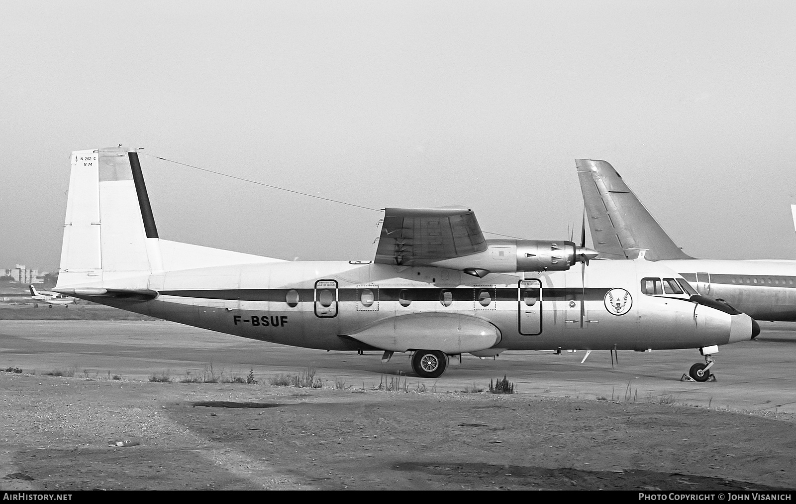 Aircraft Photo of F-BSUF | Aerospatiale N-262C-61 Fregate | DGAC - Direction Générale de l'Aviation Civile | AirHistory.net #418298