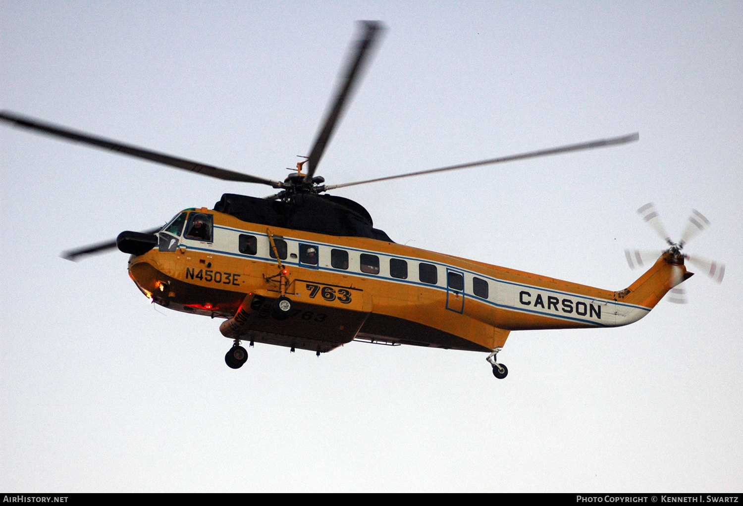 Aircraft Photo of N4503E | Sikorsky S-61N Shortsky | Carson Helicopters | AirHistory.net #418306