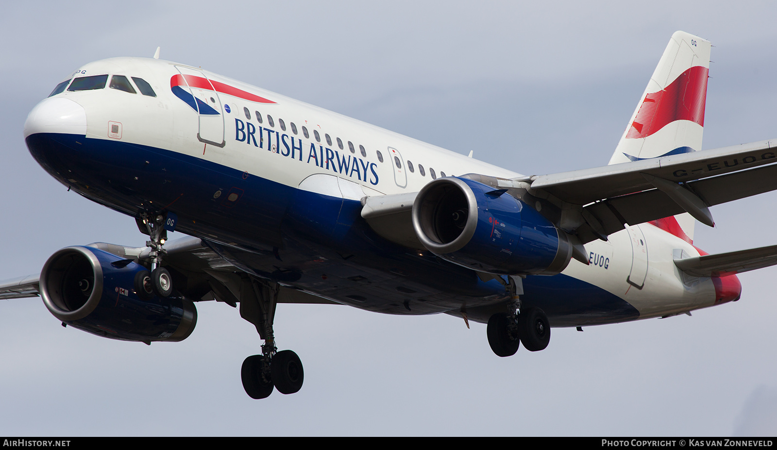 Aircraft Photo of G-EUOG | Airbus A319-131 | British Airways | AirHistory.net #418307