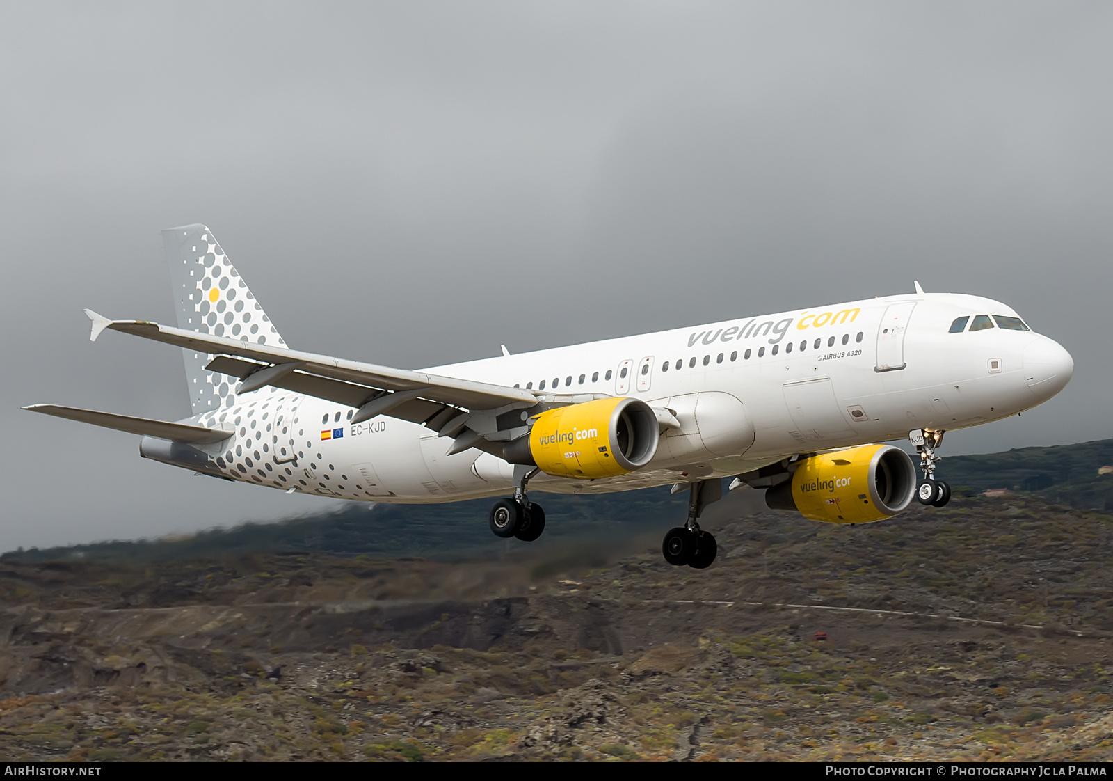 Aircraft Photo of EC-KJD | Airbus A320-216 | Vueling Airlines | AirHistory.net #418348