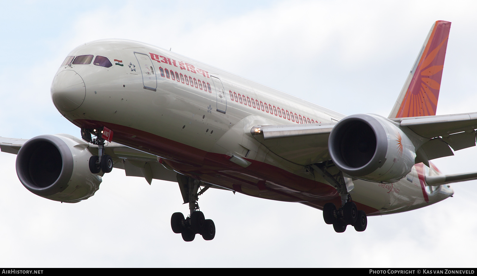 Aircraft Photo of VT-AND | Boeing 787-8 Dreamliner | Air India | AirHistory.net #418360