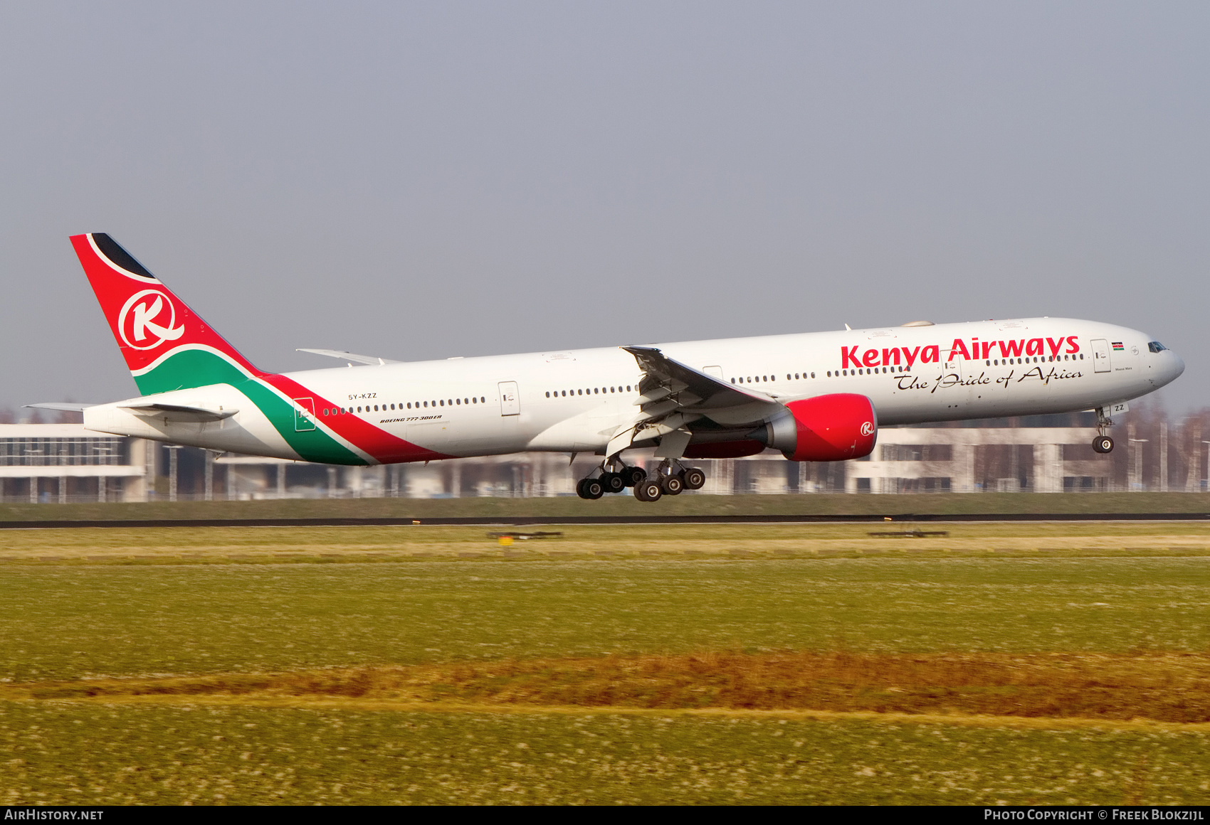 Aircraft Photo of 5Y-KZZ | Boeing 777-36N/ER | Kenya Airways | AirHistory.net #418405