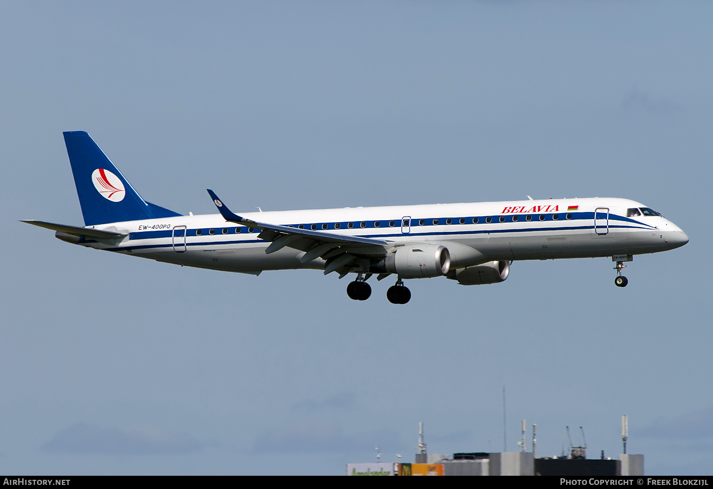 Aircraft Photo of EW-400PO | Embraer 195LR (ERJ-190-200LR) | Belavia | AirHistory.net #418410