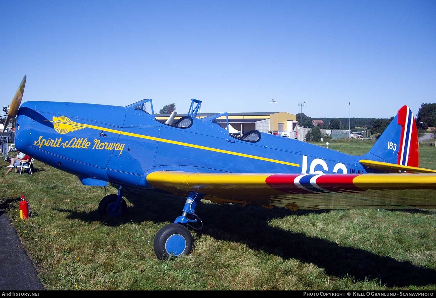 Aircraft Photo of LN-BIF / 163 | Fairchild PT-19A Cornell (M-62A) | Norway - Air Force | AirHistory.net #418414