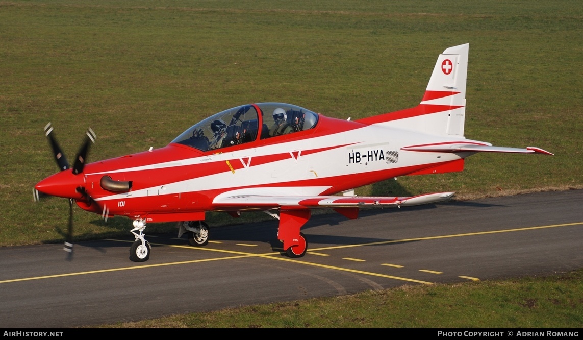 Aircraft Photo of HB-HYA / A-101 | Pilatus PC-21 | Switzerland - Air Force | AirHistory.net #418420