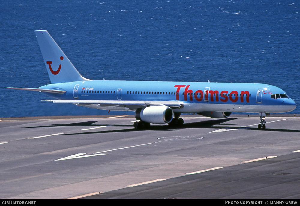 Aircraft Photo of G-OOBI | Boeing 757-2B7 | Thomson Airways | AirHistory.net #418425