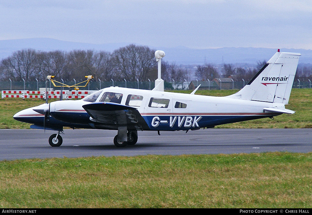 Aircraft Photo of G-VVBK | Piper PA-34-200T Seneca II | Ravenair | AirHistory.net #418430