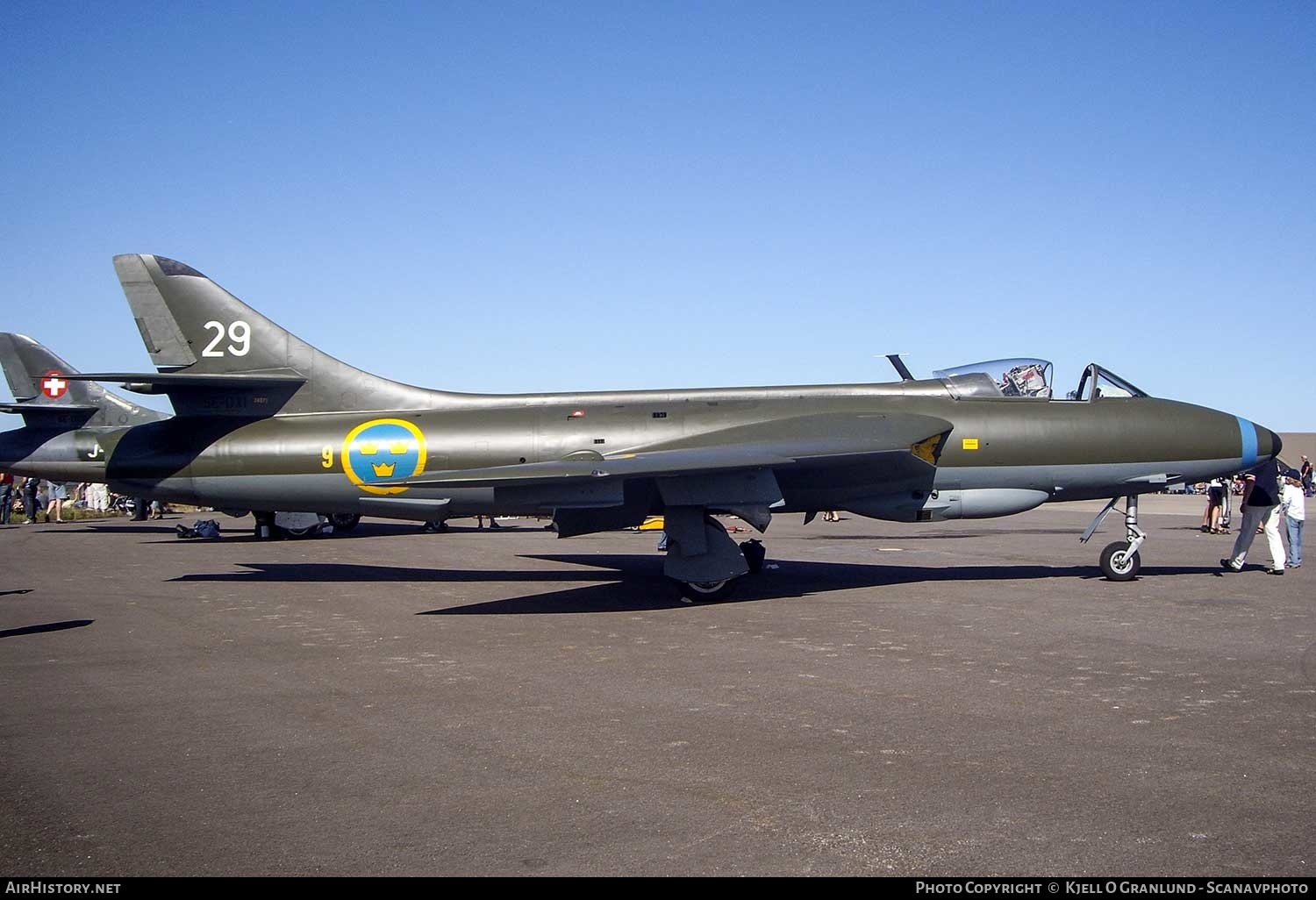 Aircraft Photo of SE-DXI / 34071 | Hawker Hunter F58 | Sweden - Air Force | AirHistory.net #418434