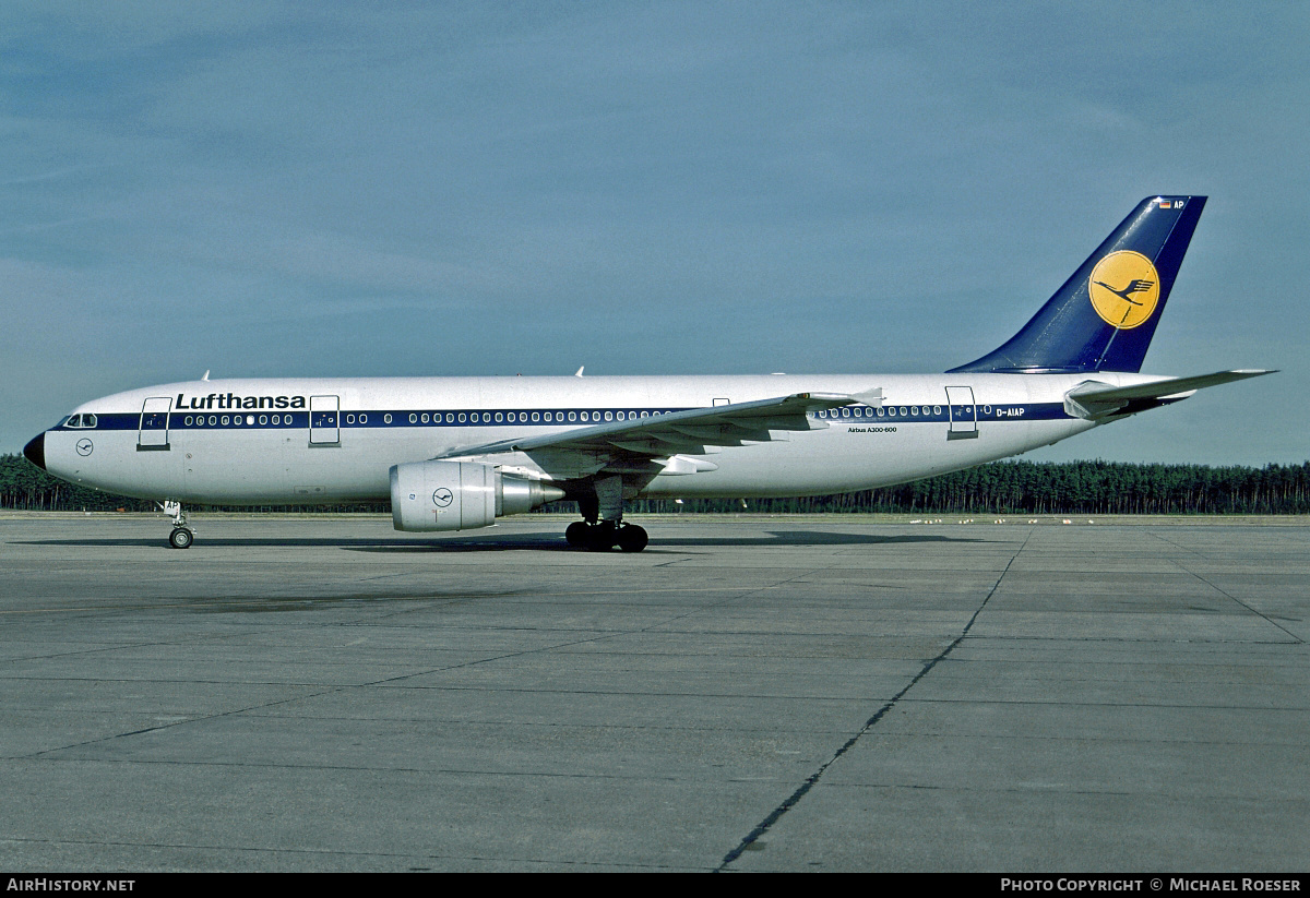 Aircraft Photo of D-AIAP | Airbus A300B4-603 | Lufthansa | AirHistory.net #418447