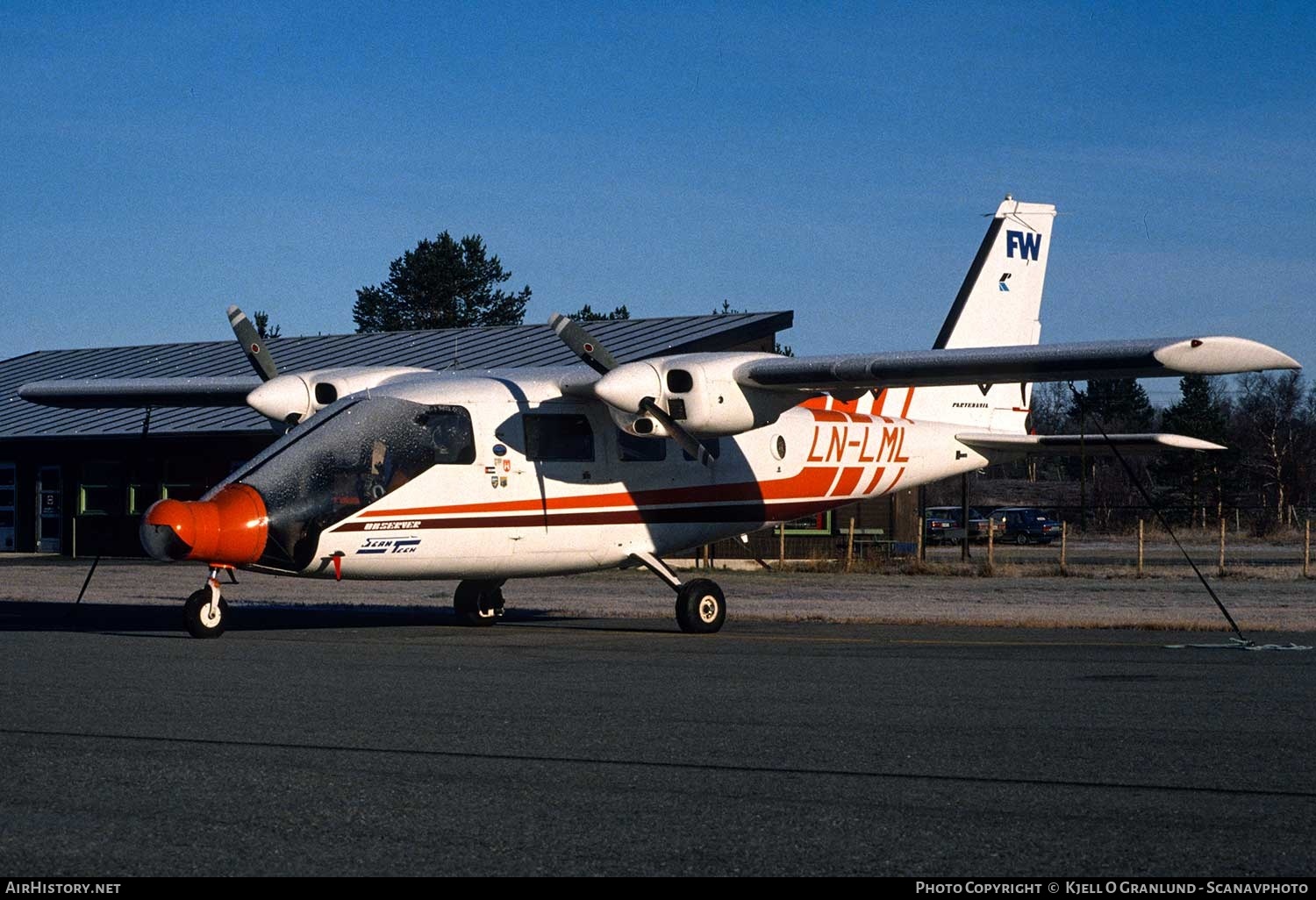 Aircraft Photo of LN-LML | Partenavia P-68 Observer | FW - Fjellanger Widerøe | AirHistory.net #418452