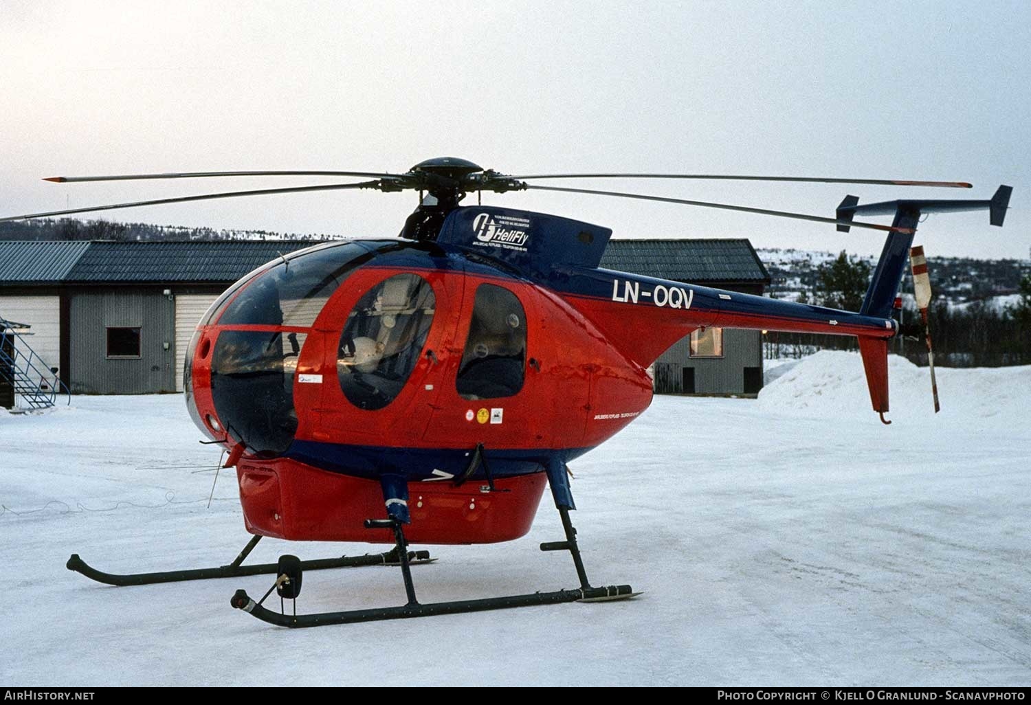 Aircraft Photo of LN-OQV | Hughes 500D (369D) | Helifly | AirHistory.net #418465