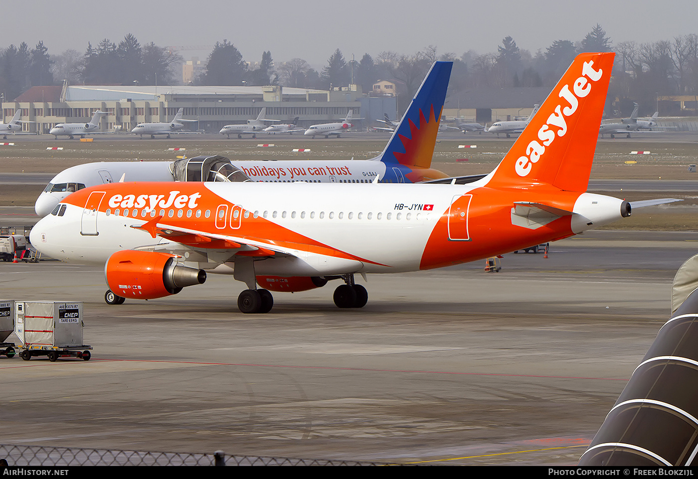 Aircraft Photo of HB-JYN | Airbus A319-111 | EasyJet | AirHistory.net #418485