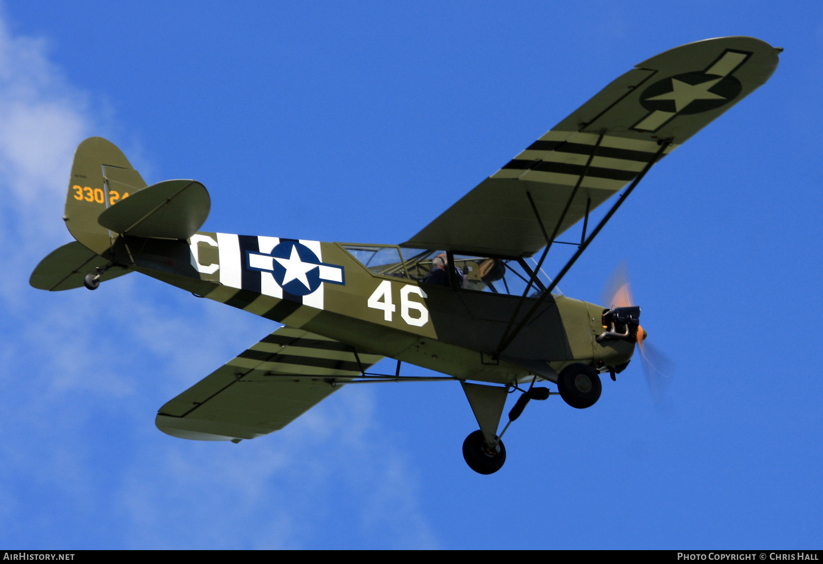 Aircraft Photo of G-CGIY / 330244 | Piper L-4H Grasshopper (J-3C-65D) | USA - Air Force | AirHistory.net #418592