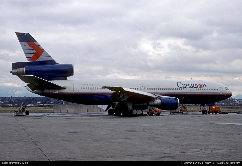 Aircraft Photo of C-GFHX | McDonnell Douglas DC-10-30 | Canadian Airlines | AirHistory.net #418634