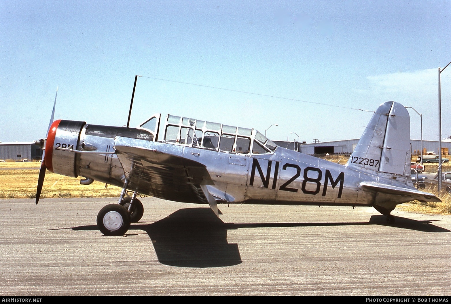 Aircraft Photo of N128M / 122397 | Vultee BT-13A Valiant | USA - Air Force | AirHistory.net #418637