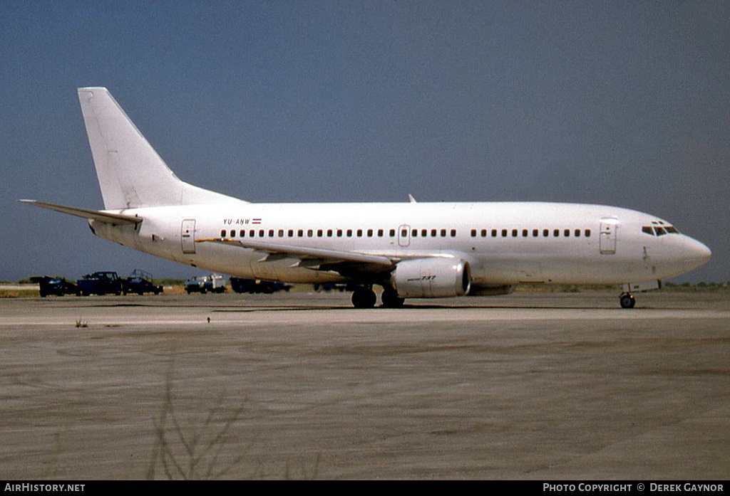 Aircraft Photo of YU-ANW | Boeing 737-3H9 | JAT Yugoslav Airlines - Jugoslovenski Aerotransport | AirHistory.net #418664