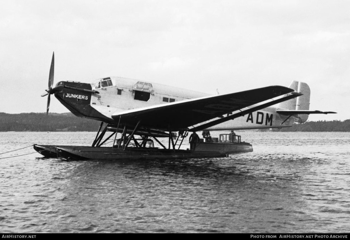 Aircraft Photo of SE-ADM | Junkers K45c | Junkers | AirHistory.net #418668