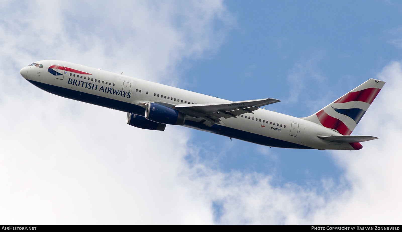 Aircraft Photo of G-BNWZ | Boeing 767-336/ER | British Airways | AirHistory.net #418697