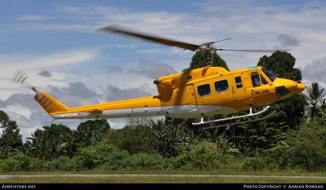 Aircraft Photo of PK-USS | Bell 212 Twin Two-Twelve | Satria Helicopter | AirHistory.net #418741