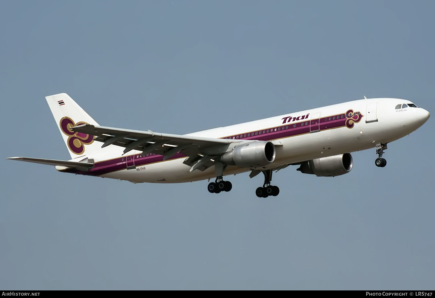 Aircraft Photo of HS-THX | Airbus A300B4-203 | Thai Airways International | AirHistory.net #418743