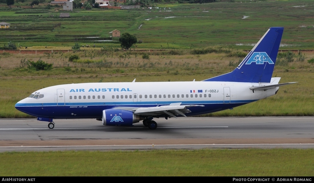 Aircraft Photo of F-ODZJ | Boeing 737-53A | Air Austral | AirHistory.net #418751