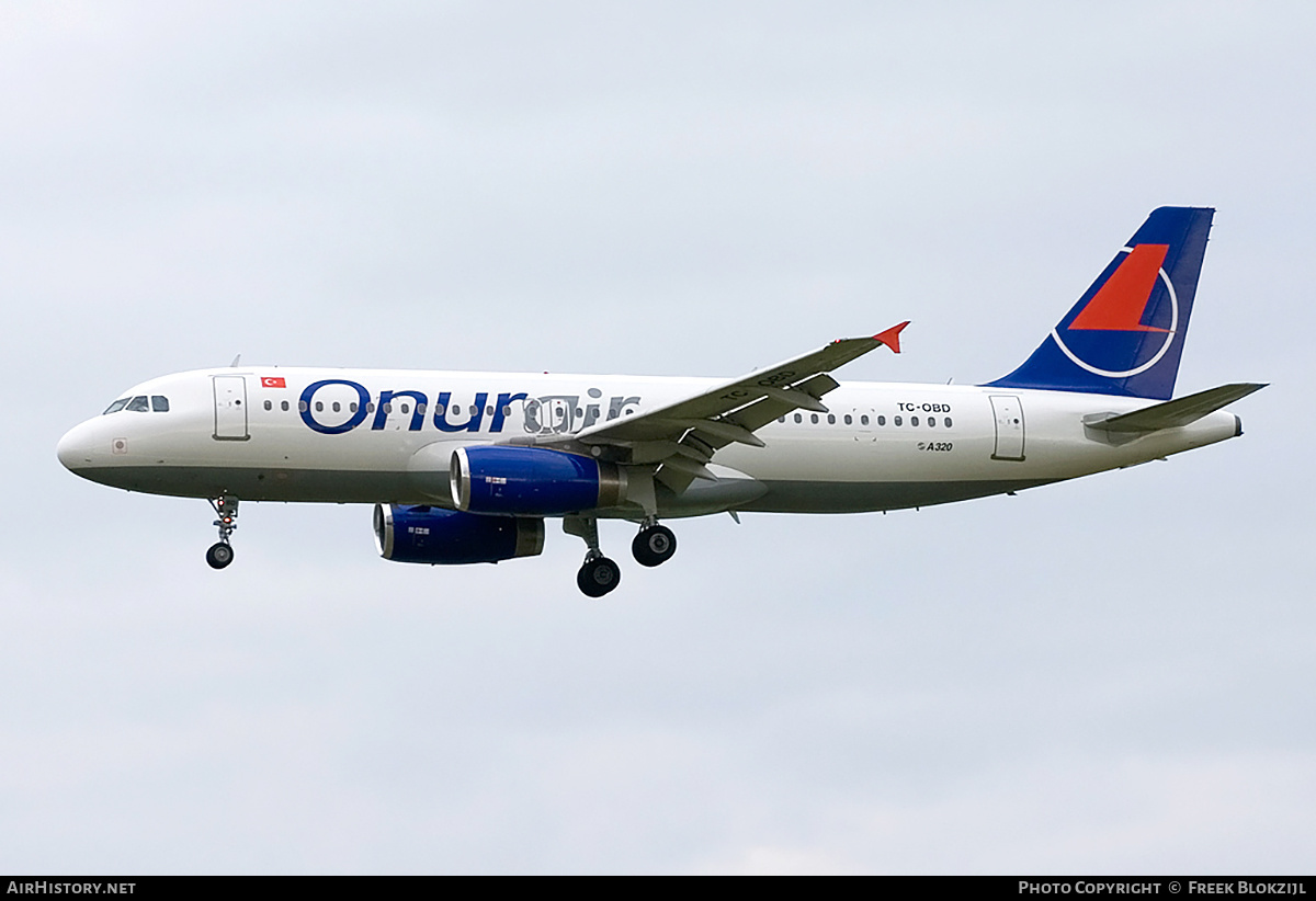 Aircraft Photo of TC-OBD | Airbus A320-232 | Onur Air | AirHistory.net #418771