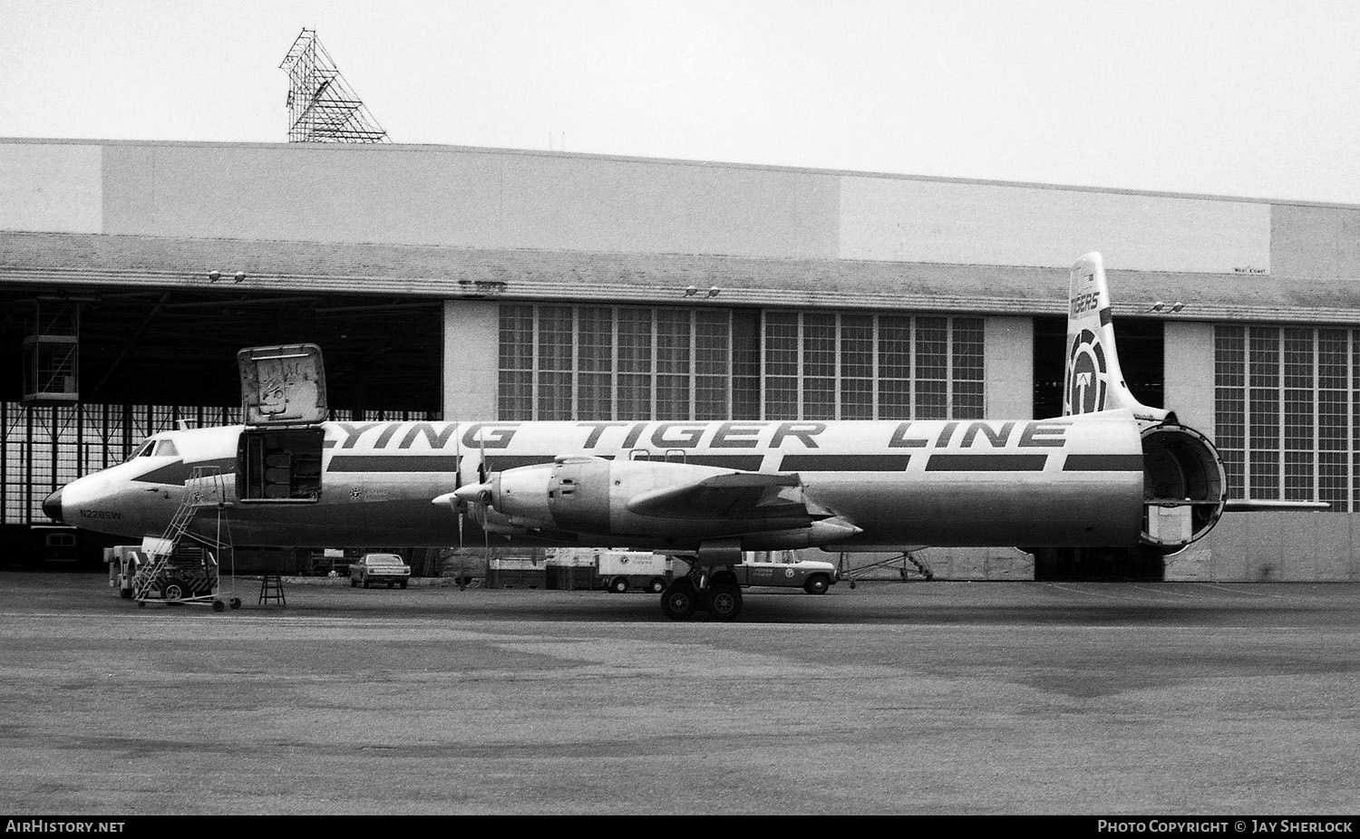 Aircraft Photo of N228SW | Canadair CL-44D4-1 | Flying Tiger Line | AirHistory.net #418772