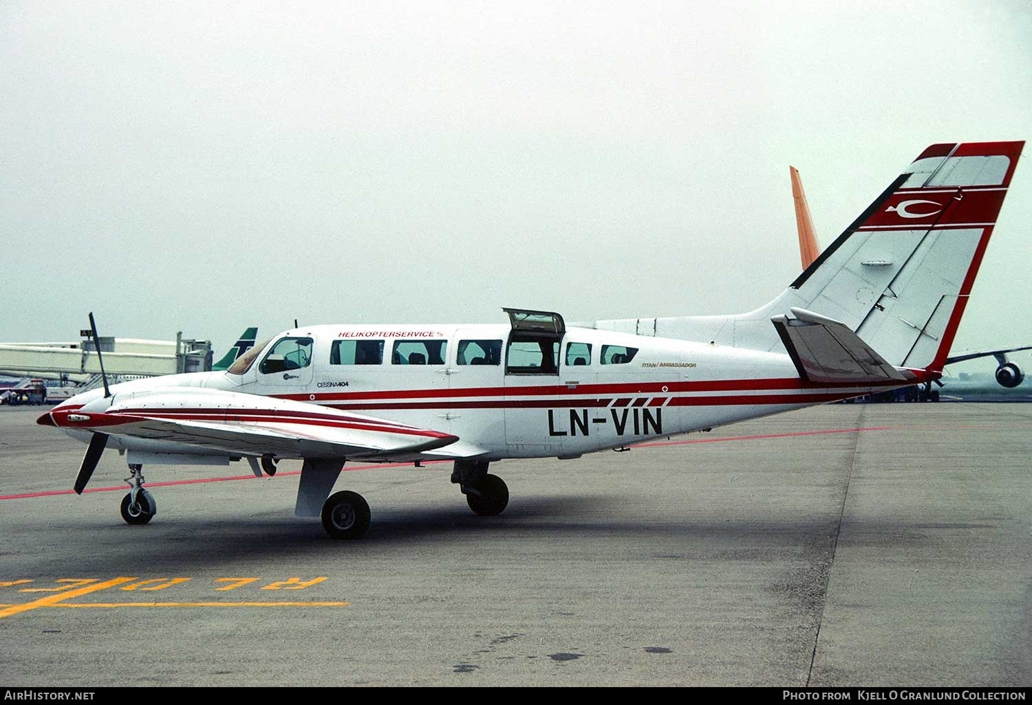 Aircraft Photo of LN-VIN | Cessna 404 Titan | Helikopter Service | AirHistory.net #418782