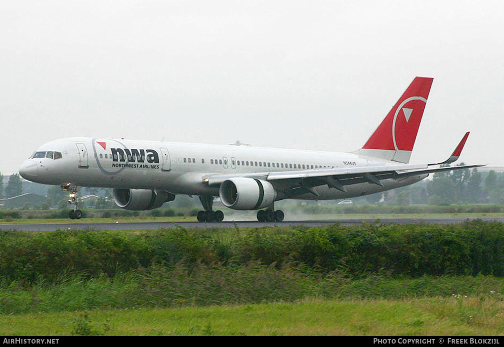 Aircraft Photo of N544US | Boeing 757-251 | Northwest Airlines | AirHistory.net #418791