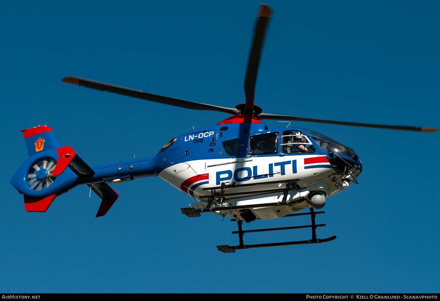 Aircraft Photo of LN-OCP | Eurocopter EC-135T-2 | Politi | AirHistory.net #418795