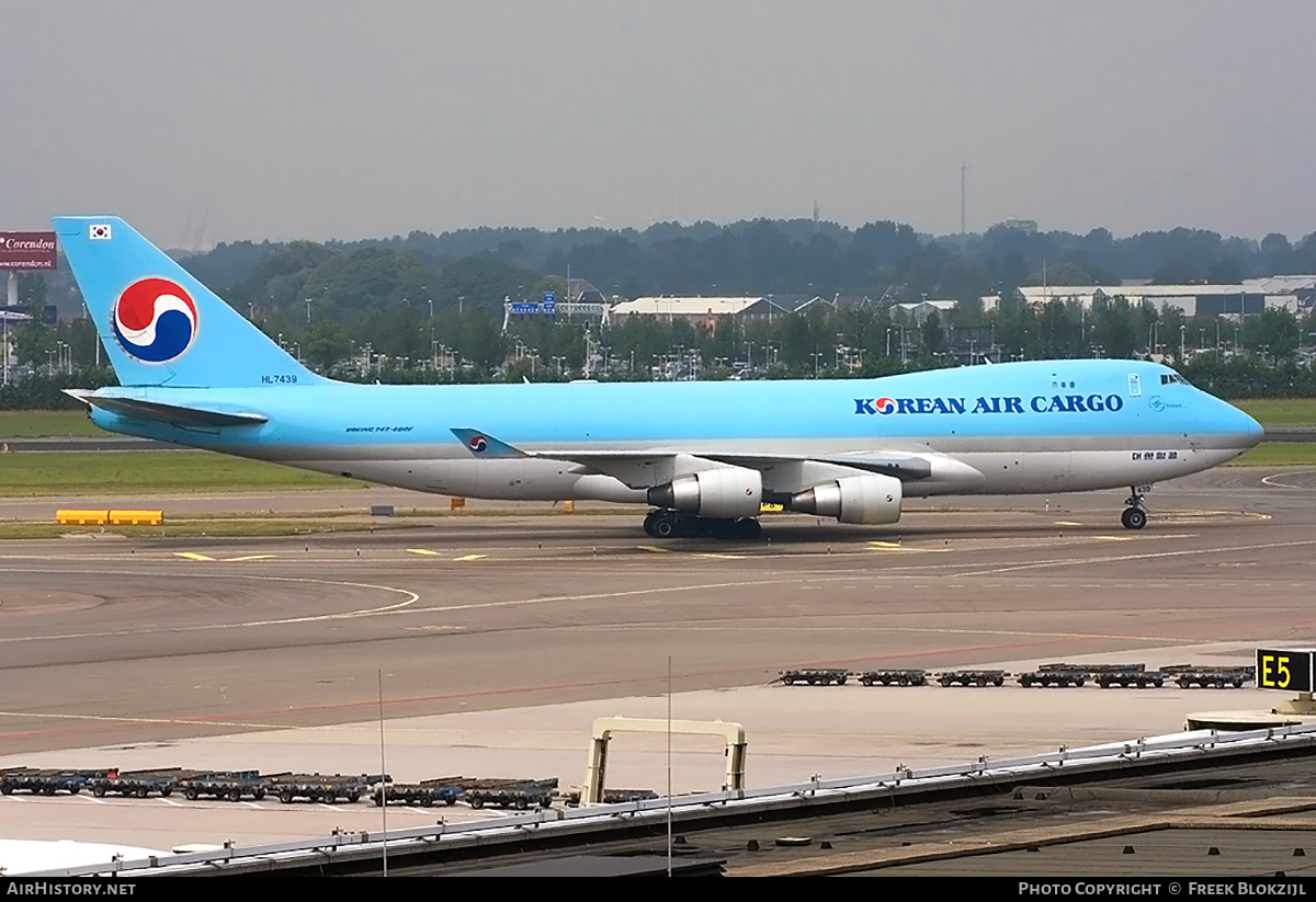 Aircraft Photo of HL7439 | Boeing 747-4B5F/ER/SCD | Korean Air Cargo | AirHistory.net #418808