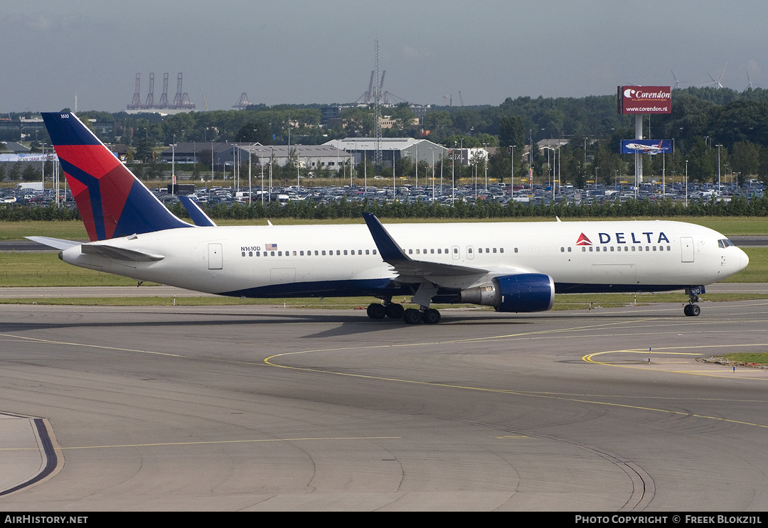 Aircraft Photo of N1610D | Boeing 767-332/ER | Delta Air Lines | AirHistory.net #418825