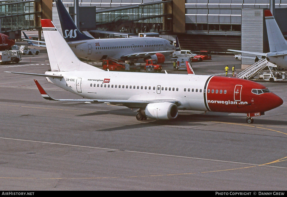 Aircraft Photo of LN-KHC | Boeing 737-31S | Norwegian | AirHistory.net #418845