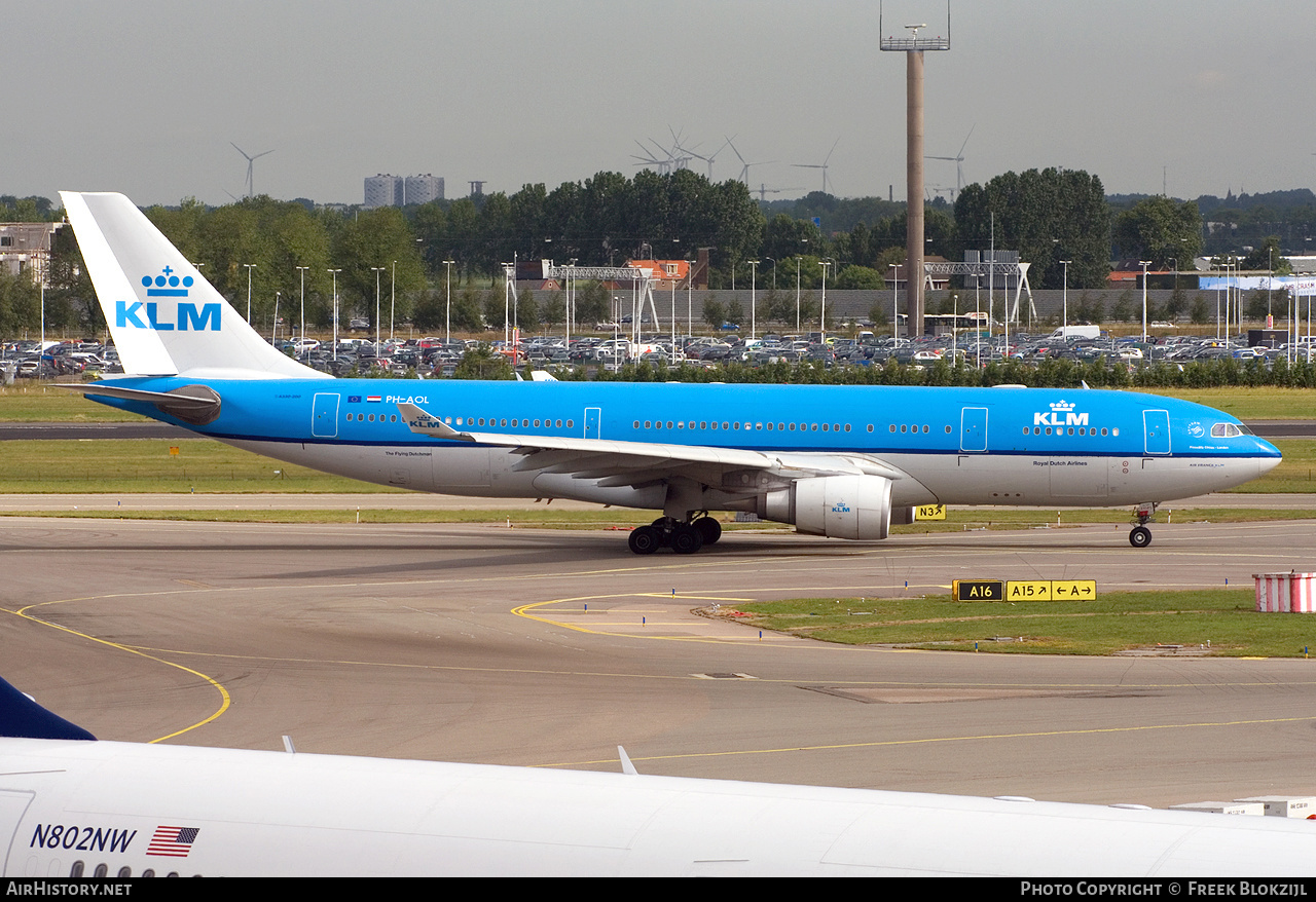 Aircraft Photo of PH-AOL | Airbus A330-203 | KLM - Royal Dutch Airlines | AirHistory.net #418858