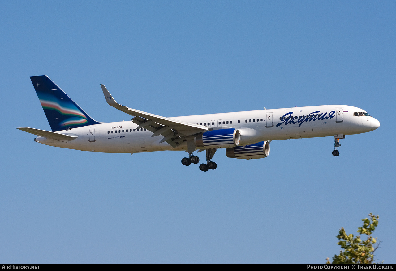 Aircraft Photo of VP-BFG | Boeing 757-256 | Yakutia Airlines | AirHistory.net #418893
