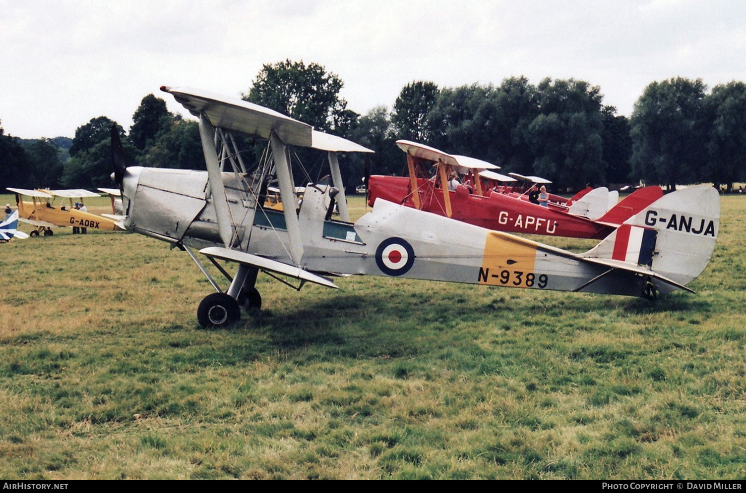 Aircraft Photo of G-ANJA / N9389 | De Havilland D.H. 82A Tiger Moth | UK - Air Force | AirHistory.net #418896