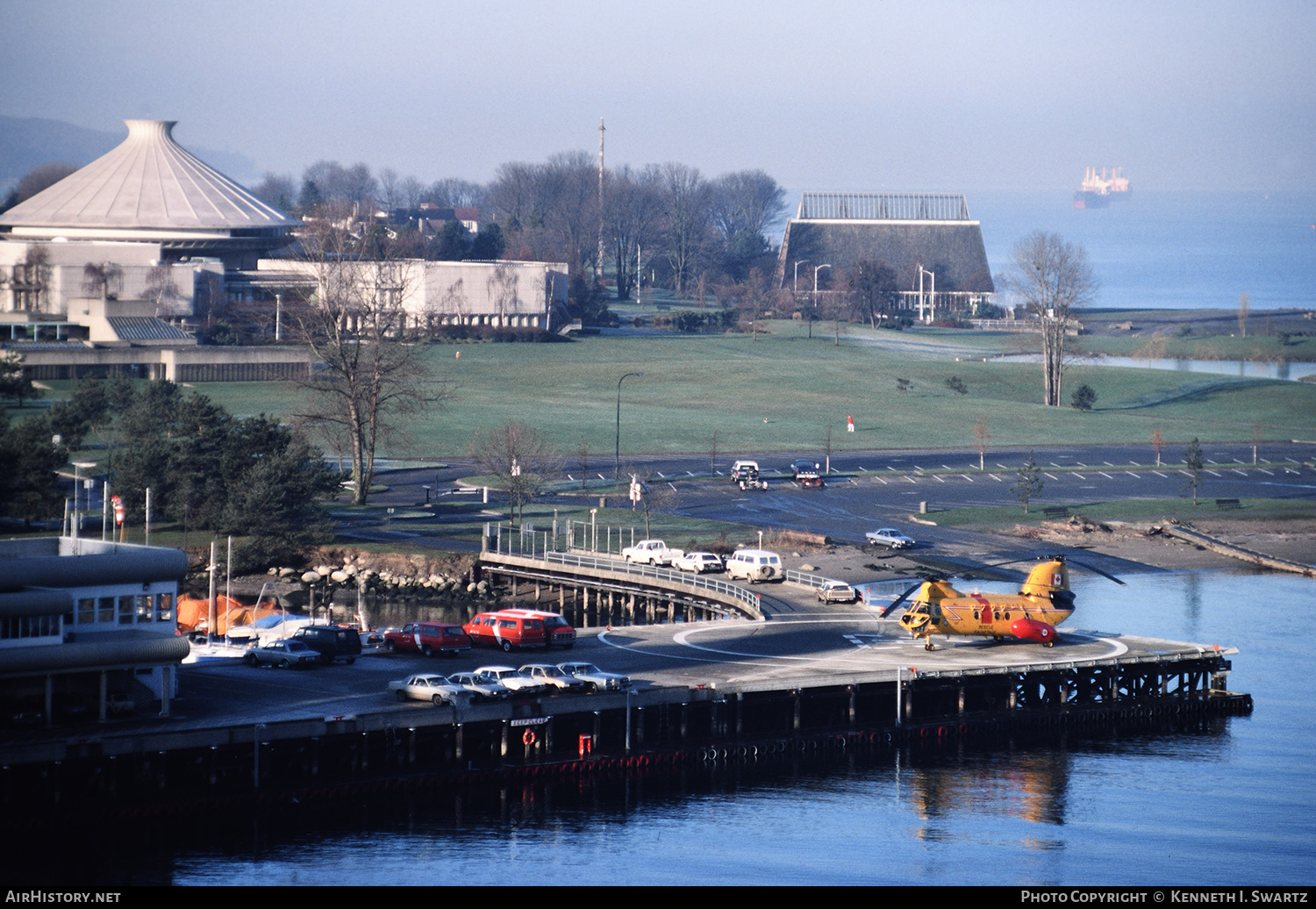 Airport photo of Vancouver - Kitsilano Coast Guard Heliport (closed) in British Columbia, Canada | AirHistory.net #418932