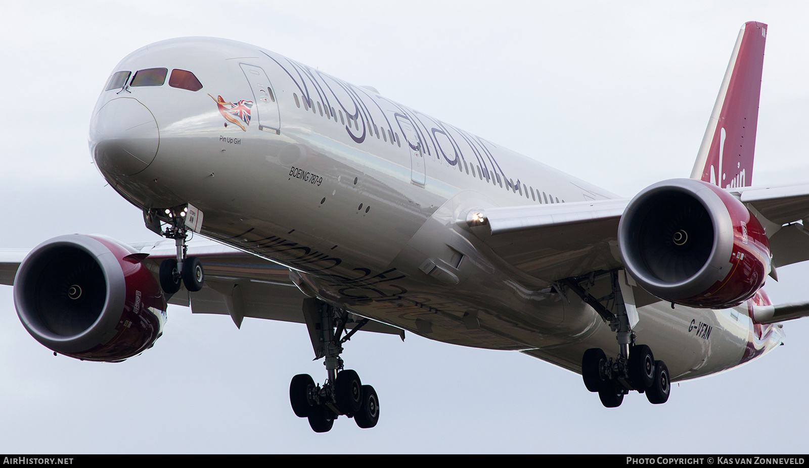 Aircraft Photo of G-VFAN | Boeing 787-9 Dreamliner | Virgin Atlantic Airways | AirHistory.net #418954